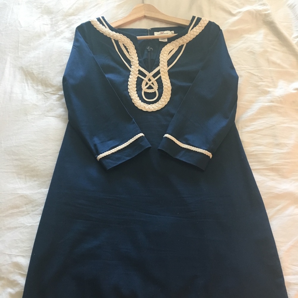 Vineyard Vines Rope Appliqué Tunic Dress